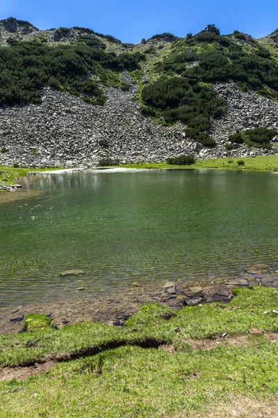 Prevalski göller, Pirin Dağı ile şaşırtıcı yaz Panorama — Stok fotoğraf