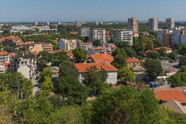 Nebet tepe Hill Şehir Plovdiv için şaşırtıcı Panorama