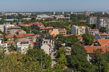 Nebet tepe Hill Şehir Plovdiv için şaşırtıcı Panorama