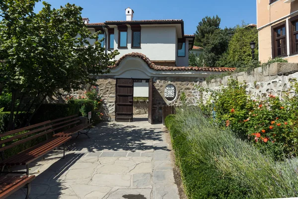 Haus aus der Zeit der bulgarischen Wiedergeburt in der Altstadt von Plowdiw — Stockfoto