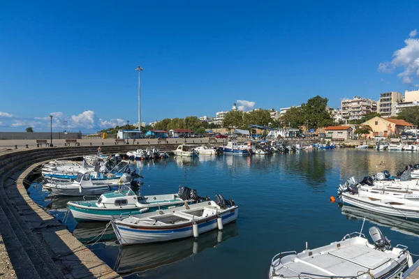 Александруполіс, Греція - 23 вересня 2017: Порт і панорама на місто Александруполіс, Греція — стокове фото