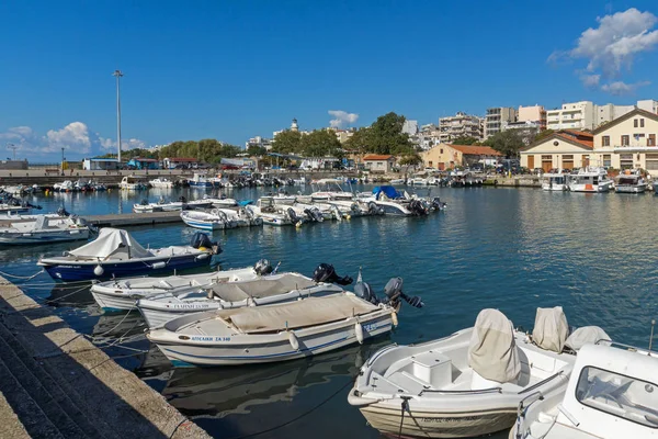 ALEXANDROUPOLI, GRÈCE - 23 SEPTEMBRE 2017 : Port et Panorama à Alexandroupoli, Grèce — Photo