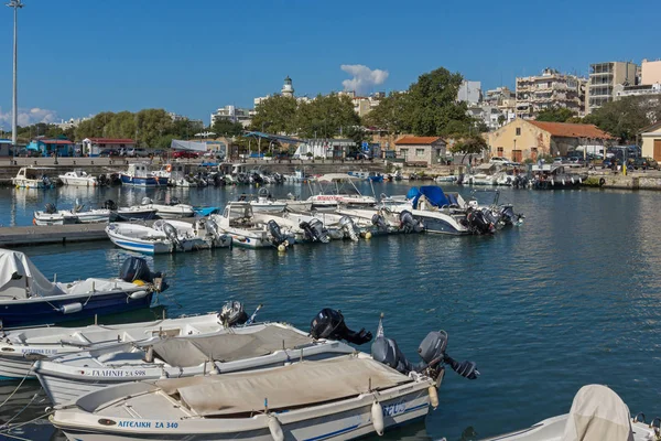 ALEXANDROUPOLI, GREECE - SEPTEMBER 23, 2017:  Port and Panorama to town of Alexandroupoli,  Greece — Stock Photo, Image