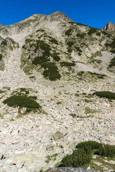 Paisagem com passagem esquerda de Kralev Dvor, Montanha Pirin — Fotografia de Stock