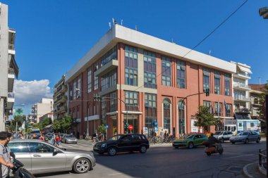 Dedeağaç, Yunanistan - 23 Eylül 2017: Bina, Town Hall şehir Dedeağaç, Doğu Makedonya ve Trakya