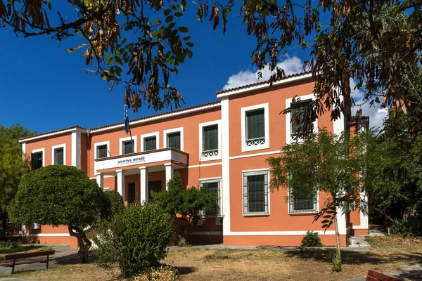 Dedeağaç, Yunanistan - 23 Eylül 2017: Dedeağaç şehri, Doğu Makedonya ve Trakya okulda