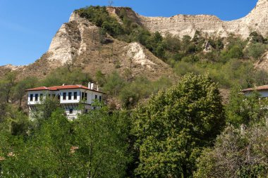 Kum piramitler ve Panorama Melnik kasaba, Blagoevgrad bölge için