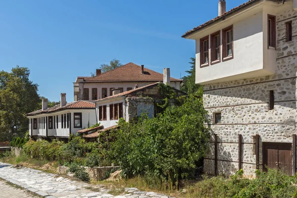 Eski evlerde Melnik kasaba, Blagoevgrad bölge ondokuzuncu yüzyıl — Stok fotoğraf
