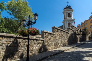 Plovdiv, Bulgaristan - 1 Eylül 2017: Meryem Ana şehir Plovdiv, varsayım kilise,