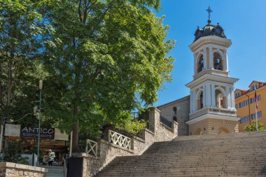Plovdiv, Bulgaristan - 1 Eylül 2017: Meryem Ana şehir Plovdiv, varsayım kilise,
