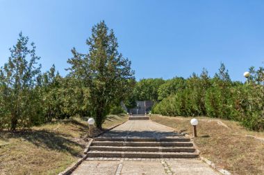 Samuel Kalesi, Bulgaristan - 6 Eylül 2017: kale, Bulgar Çarı Samuel Kliuch Köyü, Yukarı Cuma bölge yakınındaki