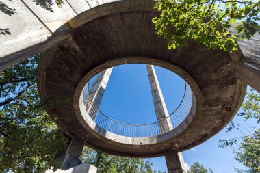 Samuel Kalesi, Bulgaristan - 6 Eylül 2017: kale, Bulgar Çarı Samuel Kliuch Köyü, Yukarı Cuma bölge yakınındaki