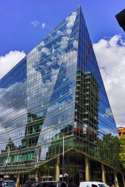 Londra, İngiltere - 15 Haziran 2016: Londra, İngiltere'de Bina Modern iş,