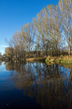 Kadin en - 15 taş kemer köprü Struma Nehri, Nevestino, Bulgaristan