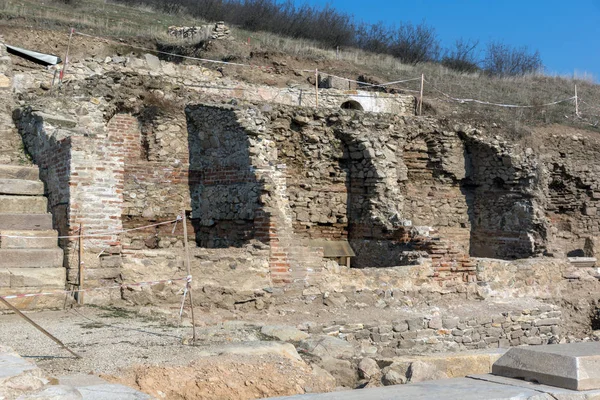 Heraclea Sintica - Ruinas de la antigua polis griega construida por Felipe II de Macedonia, Bulgaria —  Fotos de Stock