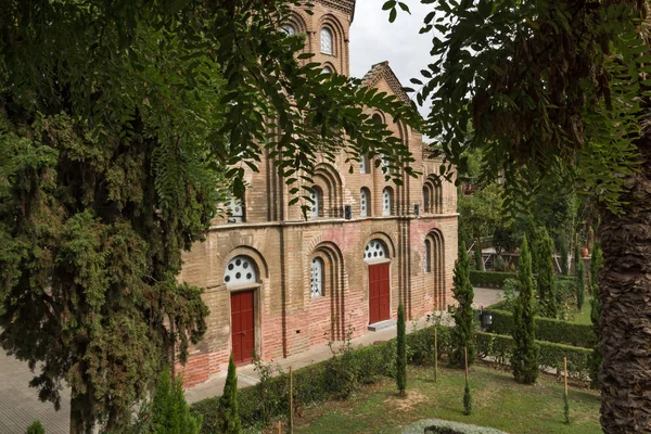 Латвія - 30 вересня 2017: Стародавні візантійські церкви з Панагія Chalkeonin центрі міста Салоніки, Греція — стокове фото