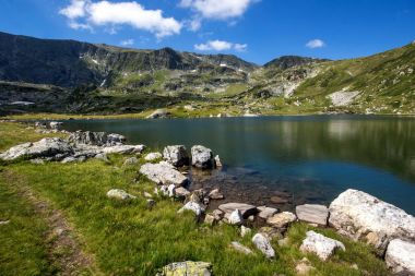 Trefoil Gölü, Rila Dağı, yedi Rila göller görünümünü şaşırtıcı