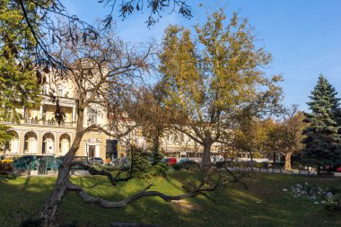 Sofia, Bulgaristan - 7 Kasım 2017: bulding Sofya şehir merkezinde askeri kulübü