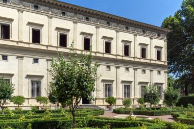 Rome, İtalya - 23 Haziran 2017: Bina, Villa Farnesina Roma Trastavete İlçesi'nde