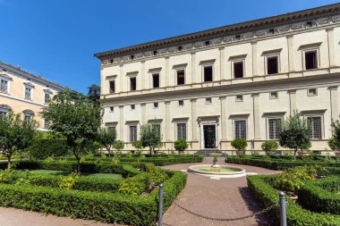 Rome, İtalya - 23 Haziran 2017: Bina, Villa Farnesina Roma Trastavete İlçesi'nde