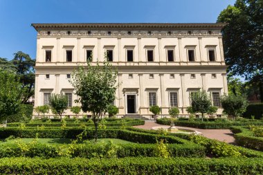 Rome, İtalya - 23 Haziran 2017: Bina, Villa Farnesina Roma Trastavete İlçesi'nde