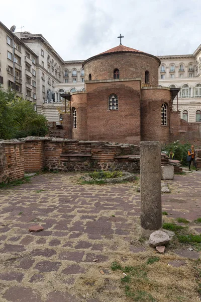 Sofia Bulgaria Noviembre 2017 Increíble Vista Iglesia San Jorge Rotonda —  Fotos de Stock