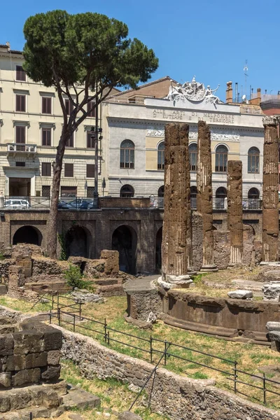 Rome Olaszország 2017 Június Csodálatos Kilátás Nyílik Largo Torre Argentina — Stock Fotó