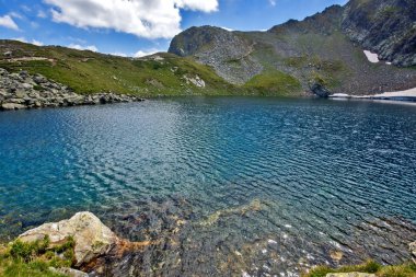 Gözde göl, yedi Rila göller, Bulgaristan muhteşem manzara