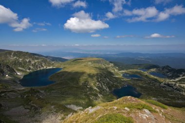Göz ve böbrek göller, yedi Rila göller, Bulgaristan muhteşem manzara