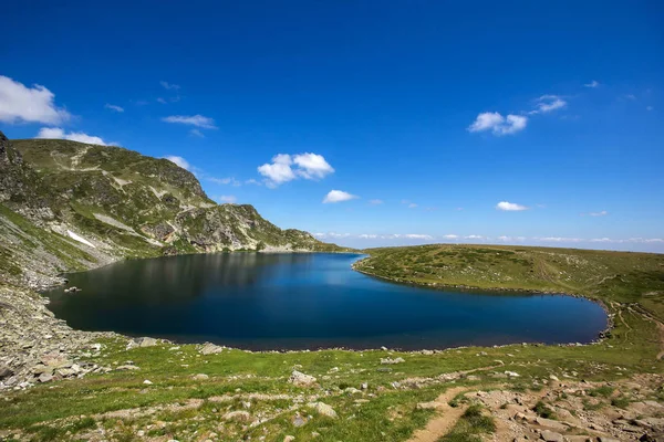 Incrível Paisagem Lago Rim Sete Lagos Rila Bulgária — Fotografia de Stock