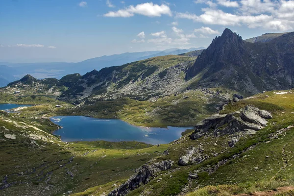 Amazing Landscape of The Twin and The Trefoil lakes, The Seven Rila Lakes, Bulgaria