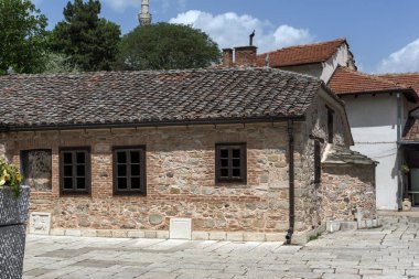 Skopje, Makedonya - 13 Mayıs 2017: Ortodoks Kilisesi İsa yükseliş şehir Üsküp, Makedonya'nın