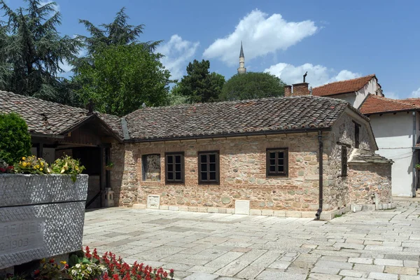 Skopje República Macedônia Maio 2017 Igreja Ortodoxa Ascensão Jesus Cidade — Fotografia de Stock