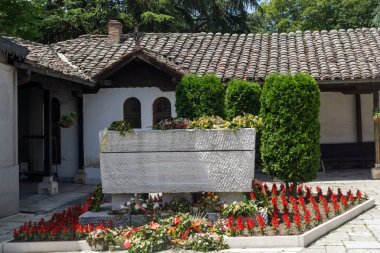 Skopje, Makedonya - 13 Mayıs 2017: Ortodoks Kilisesi İsa yükseliş şehir Üsküp, Makedonya'nın