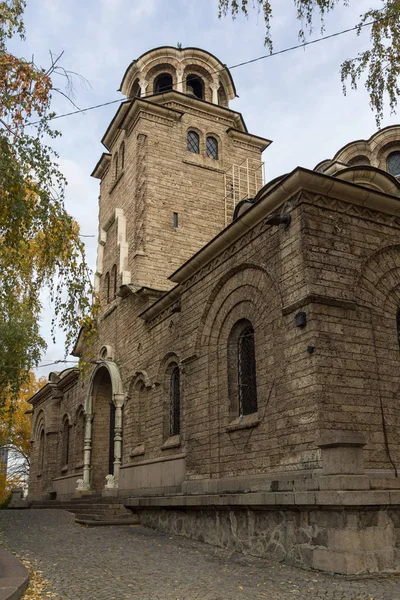 Sofia Bulgaria November 2017 Cathedral Church Nedelya Sofia Bulgaria — стоковое фото