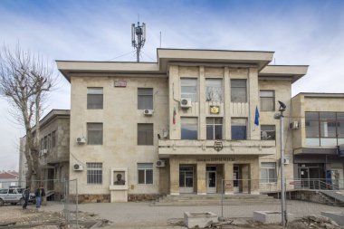 Krichim, Bulgaristan - 23 Aralık 2013: Krichim tarihi şehir Plovdiv bölge, Bulgaristan ortasına 