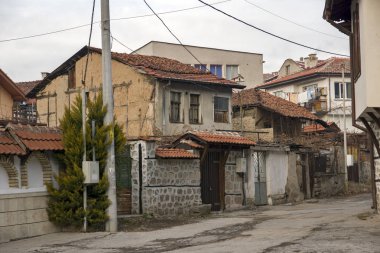 Bratsigovo, Bulgaristan - 23 Aralık 2013: Tarihi şehir, Bratsigovo, Pazarcık bölge, Bulgaristan 