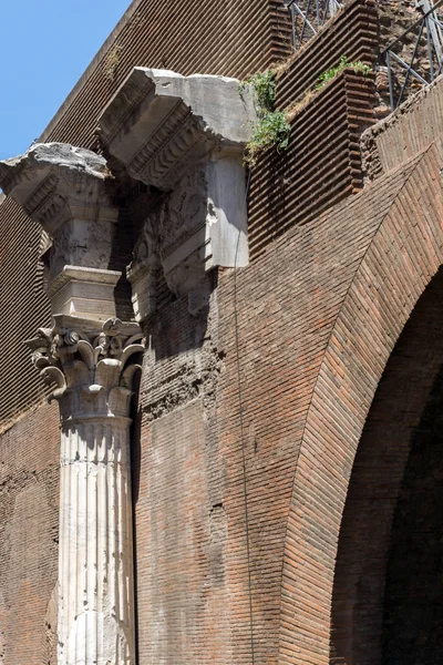 Roma Itália Junho 2017 Vista Incrível Panteão Cidade Roma Itália — Fotografia de Stock