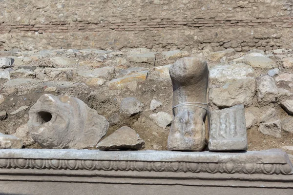 Ηράκλεια Sintica Ερείπια Από Την Αρχαία Ελληνική Πόλη Που Βρίσκεται — Φωτογραφία Αρχείου