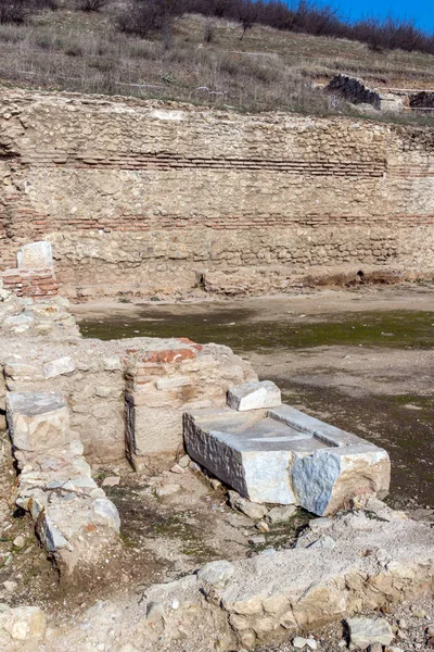 赫拉克利亚 Sintica 古希腊城邦遗址 位于保加利亚 Petrich 镇附近 — 图库照片