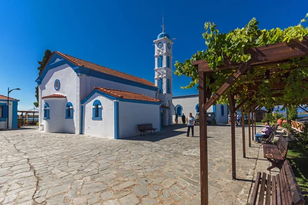 Porto Lagos Yunanistan Eylül 2017 Saint Nicholas Porto Lagos Doğu — Stok fotoğraf