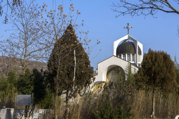 Chrám Vanga Bulharsko Ledna 2014 Pohled Podzim Chrám Vanga Poblíž — Stock fotografie