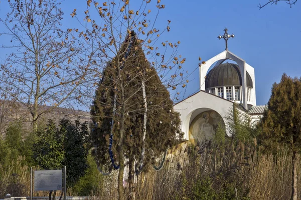 Templet Vanga Bulgarien Januari 2014 Hösten Utsikt Över Templet Vanga — Stockfoto