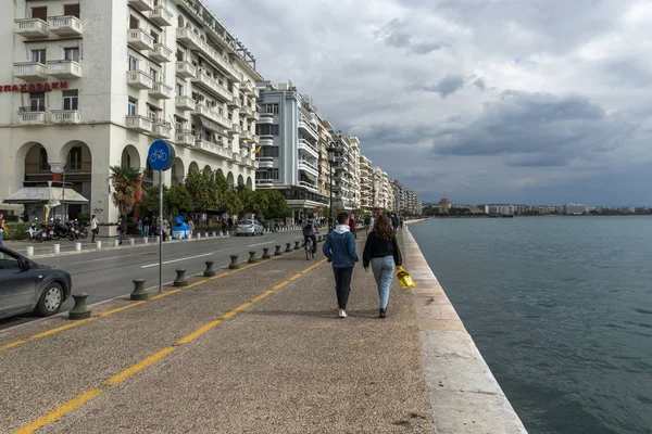 Thessaloniki Griechenland September 2017 Atemberaubender Blick Auf Den Damm Der — Stockfoto