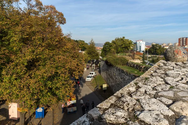 Nis Srbsko Října 2017 Panoramatický Výhled Město Nis Pevnosti Srbsko — Stock fotografie