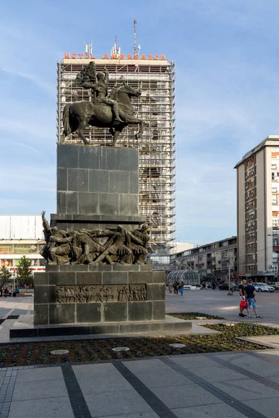 Nis Serbien Oktober 2017 Walking Personer Centrala Gatan Staden Nis — Stockfoto