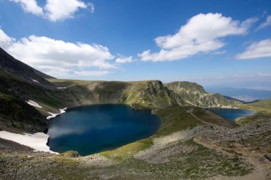 Gözde göl, yedi Rila göller, Bulgaristan muhteşem manzara