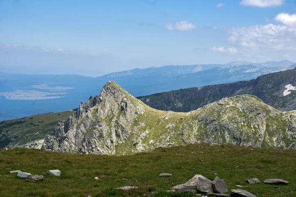 Amazing Panoramic Landscape Dekat Seven Rila Lakes Bulgaria — Stok Foto