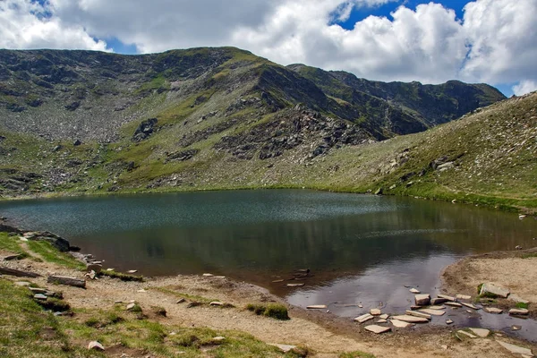 Amazing Landscape Tear Lake Seven Rila Lakes Bulgaria — Stock Photo, Image