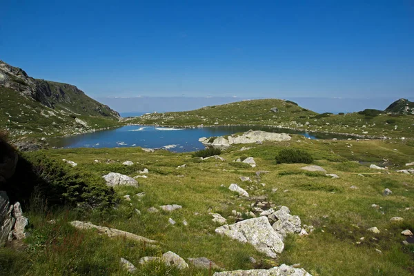 Amazing Landscape Trefoil Lake Tujuh Danau Rila Bulgaria — Stok Foto